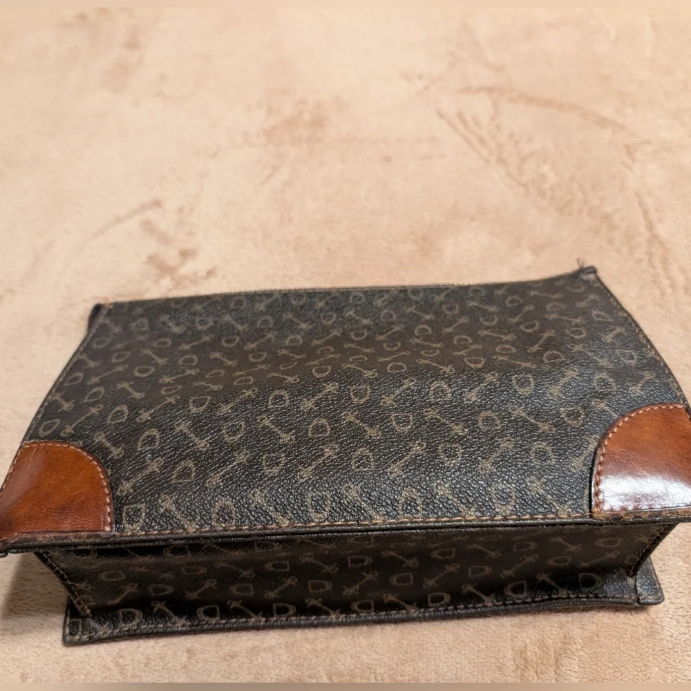 Vintage 1970's "Why Browns" Cosmetic Bag - Picture 2 of 16